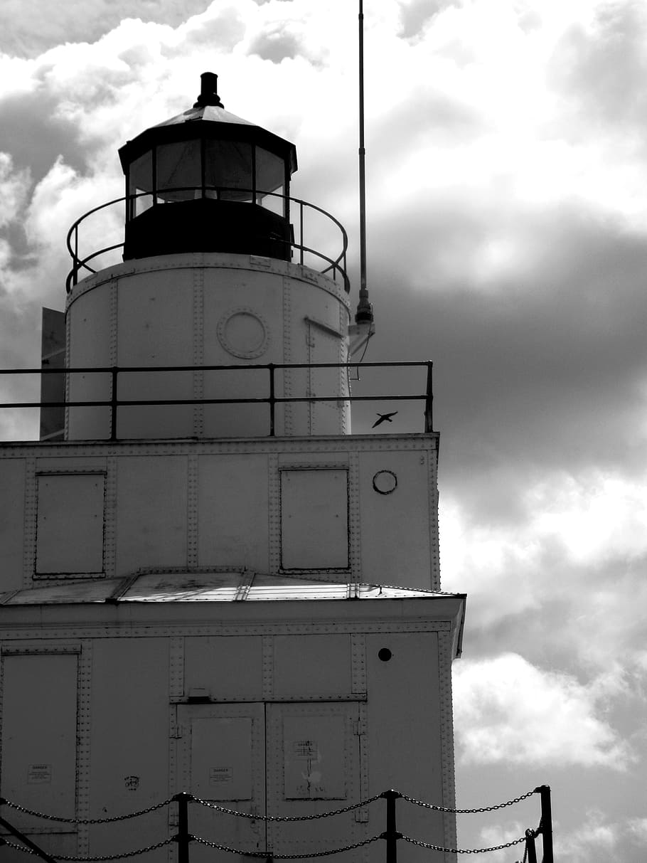lighthouse, maritime, nautical, harbor, signal, beacon, marine HD wallpaper