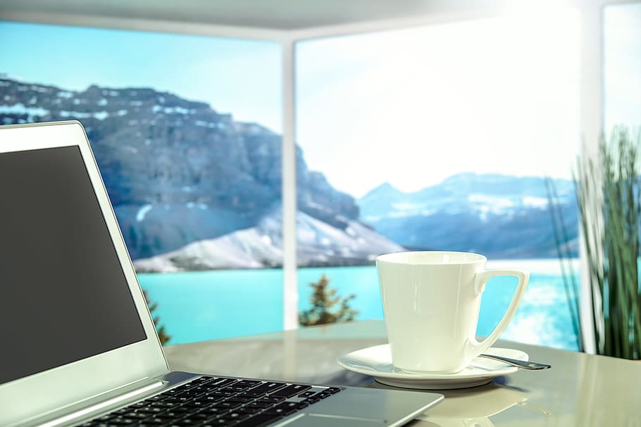 sea, landscape, coffee, hotel, apartment, close-up, computer HD wallpaper