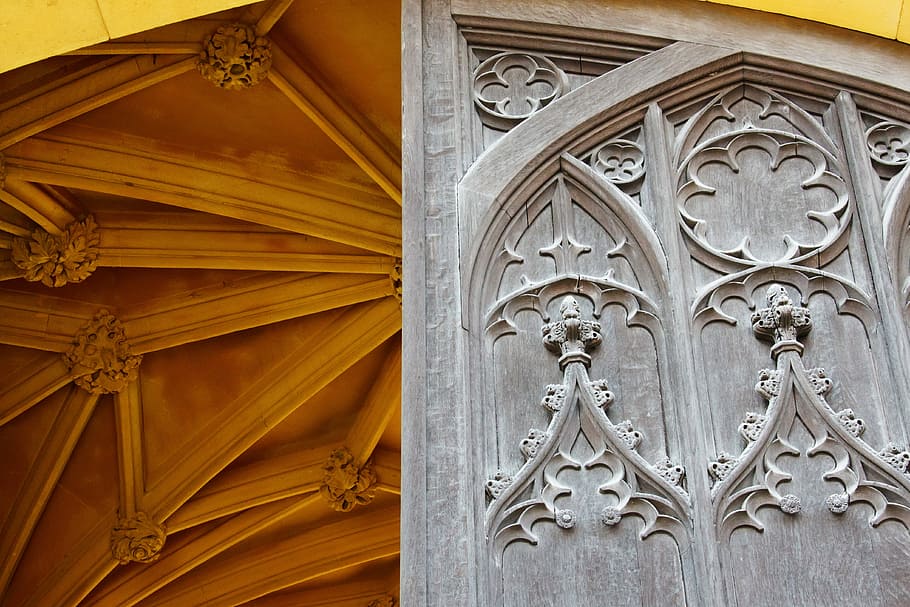 Architecture, Carved, Decoration, design, door, doorway, entrance HD wallpaper