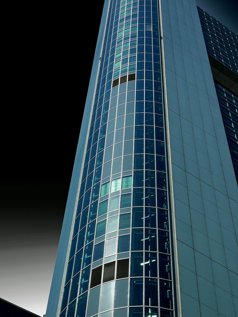 Skyscraper, Office Building, Frankfurt, architecture, skyscrapers HD wallpaper