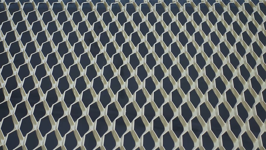 grid, sheet, drawn, metal, regularly, pattern, background, shiny HD wallpaper