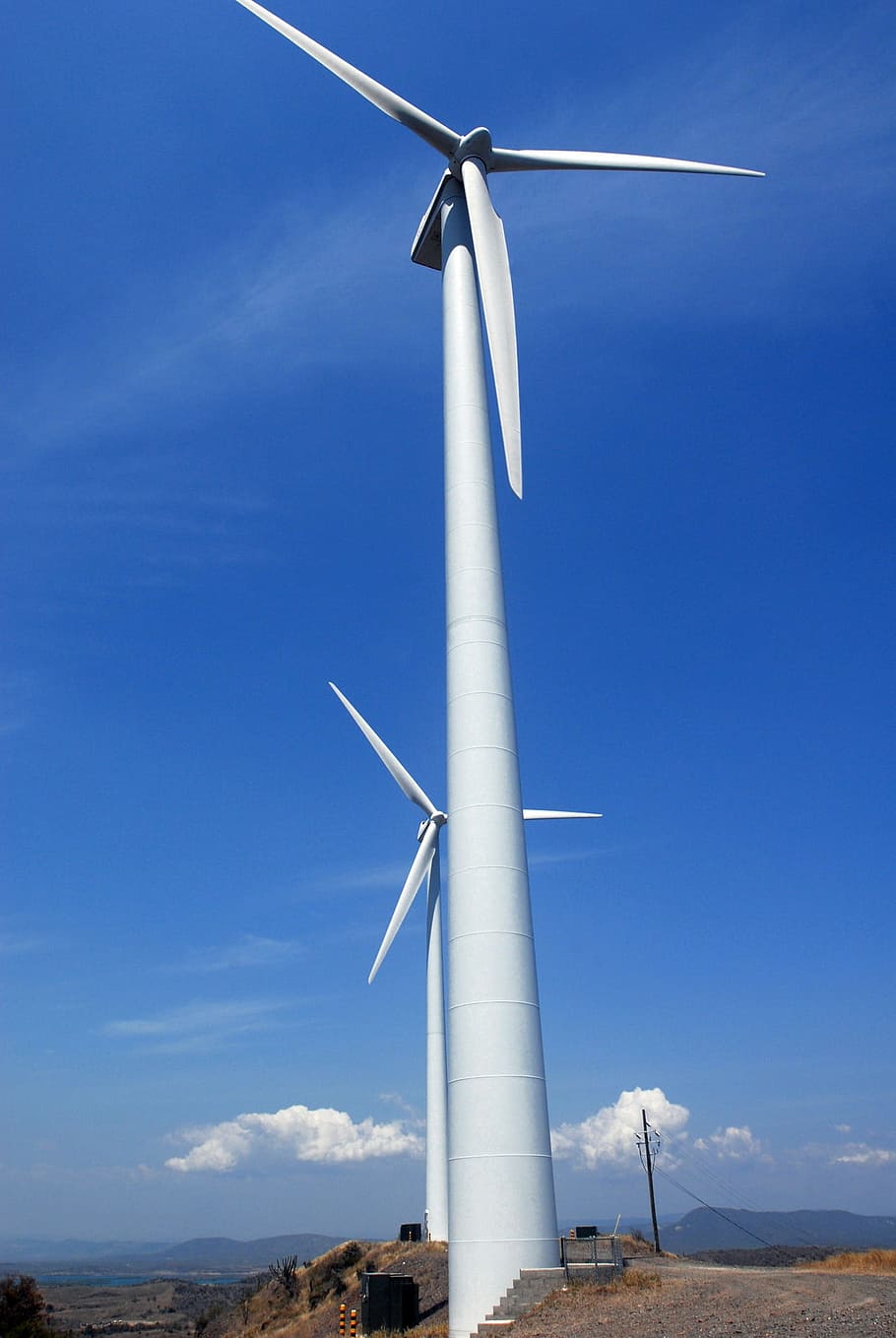 Wind Turbines, Clouds, Energy, sky, green energy, alternate source HD wallpaper