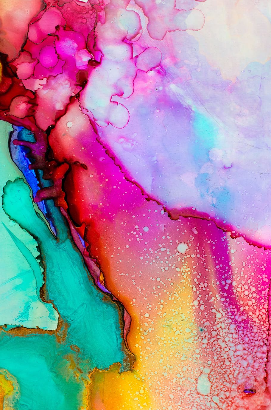 multicolored abstract wallpaper, art, background, structure HD wallpaper