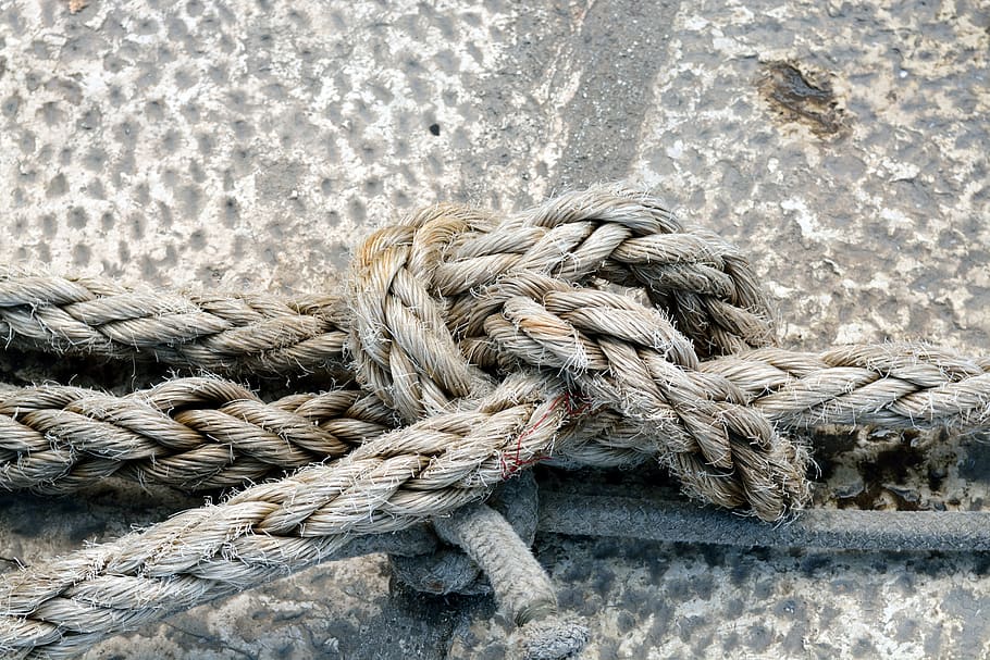 knot, ship, rope, strength, tied up, no people, textured, close-up HD wallpaper