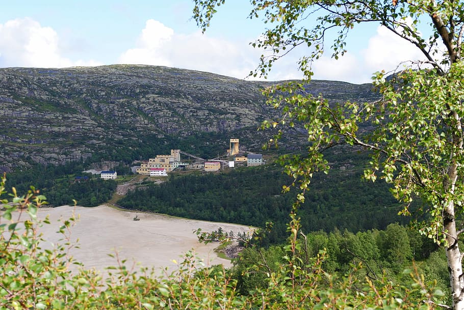 Norway, Mine, Molybdenum, Mining, tree, nature, plant, no people HD wallpaper