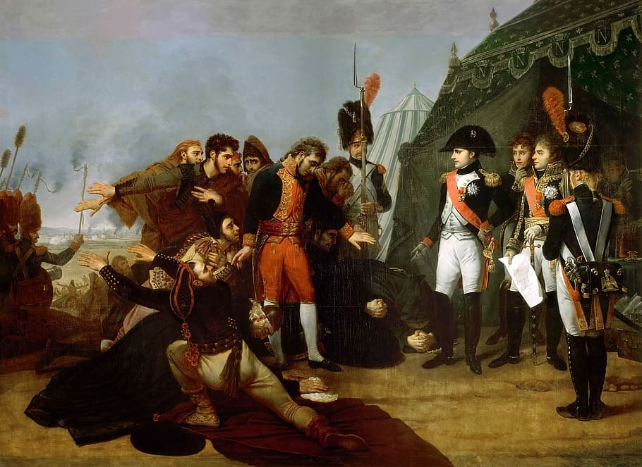 Surrender of Madrid during the Napoleonic Wars, art, painting