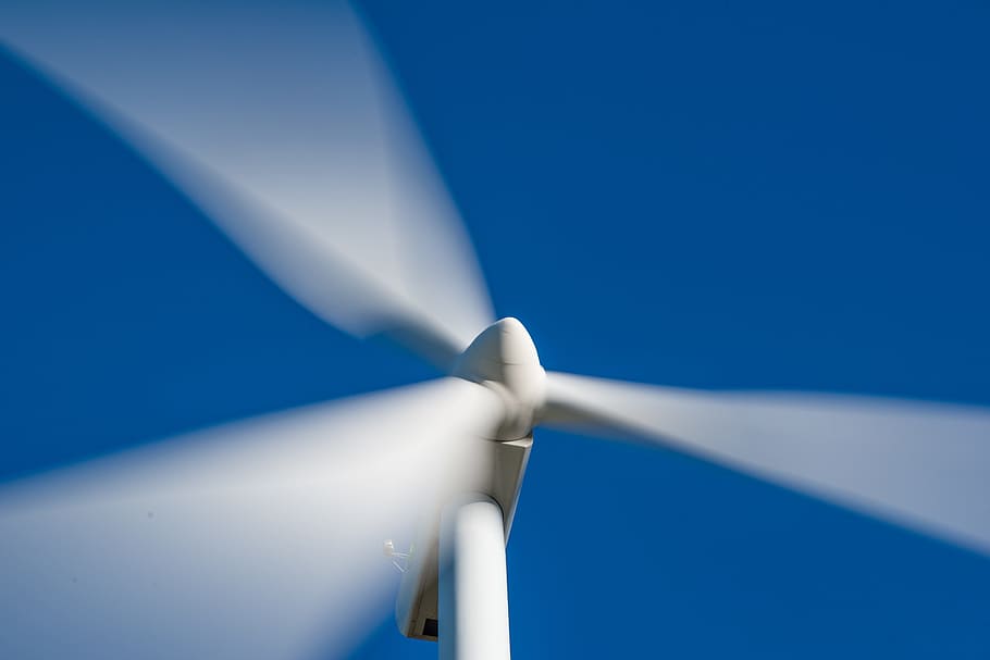 white windmill under blue sky during daytime, wind turbine HD wallpaper