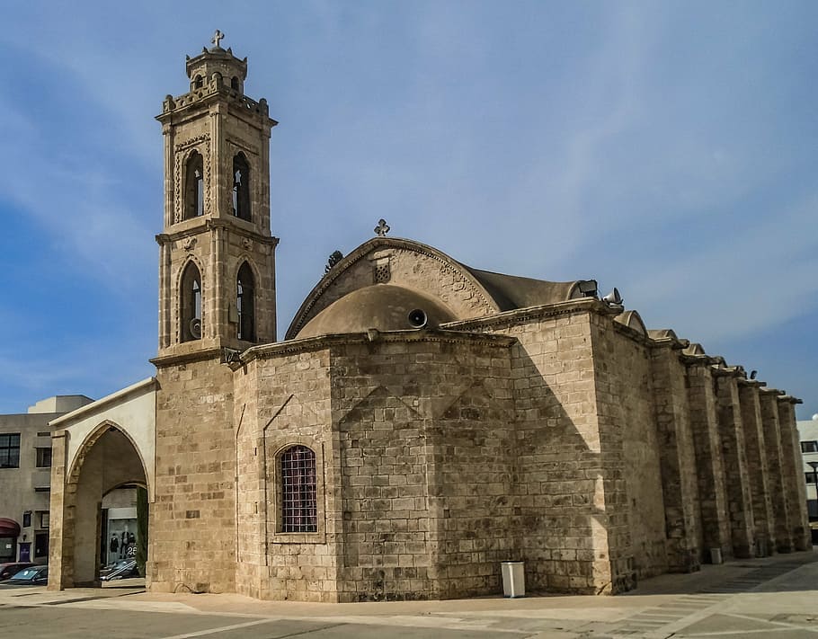 cyprus, paralimni, ayios georgios, church, architecture, building exterior