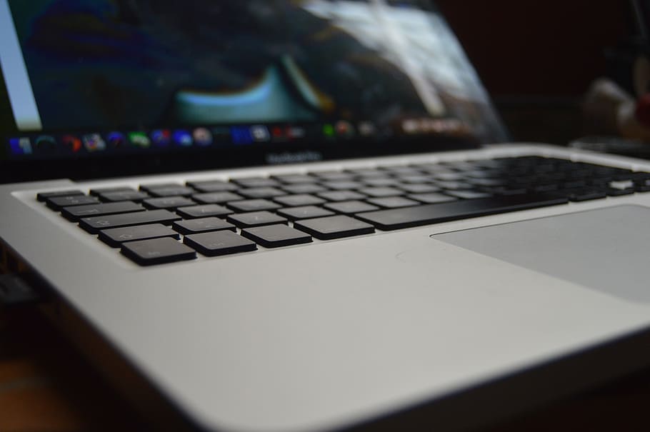 apple, computer, keyboard, keys, laptop, macbook, macbook pro HD wallpaper