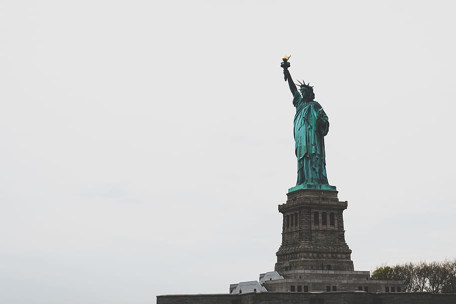 Statue of Liberty, Beacon Of Hope, sky, monument, landmark, new York City HD wallpaper