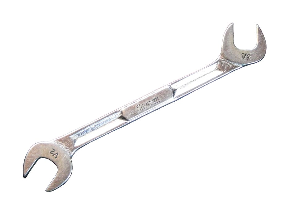 silver open wrench, Offset, Tool, Mechanic, offset wrench, mechanical HD wallpaper