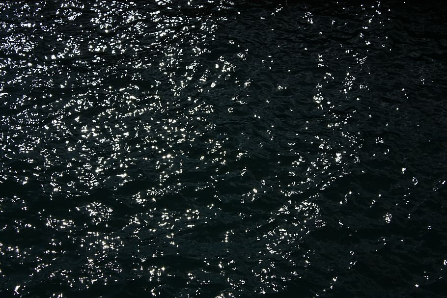 sea, reflection of, silver, full frame, backgrounds, no people HD wallpaper