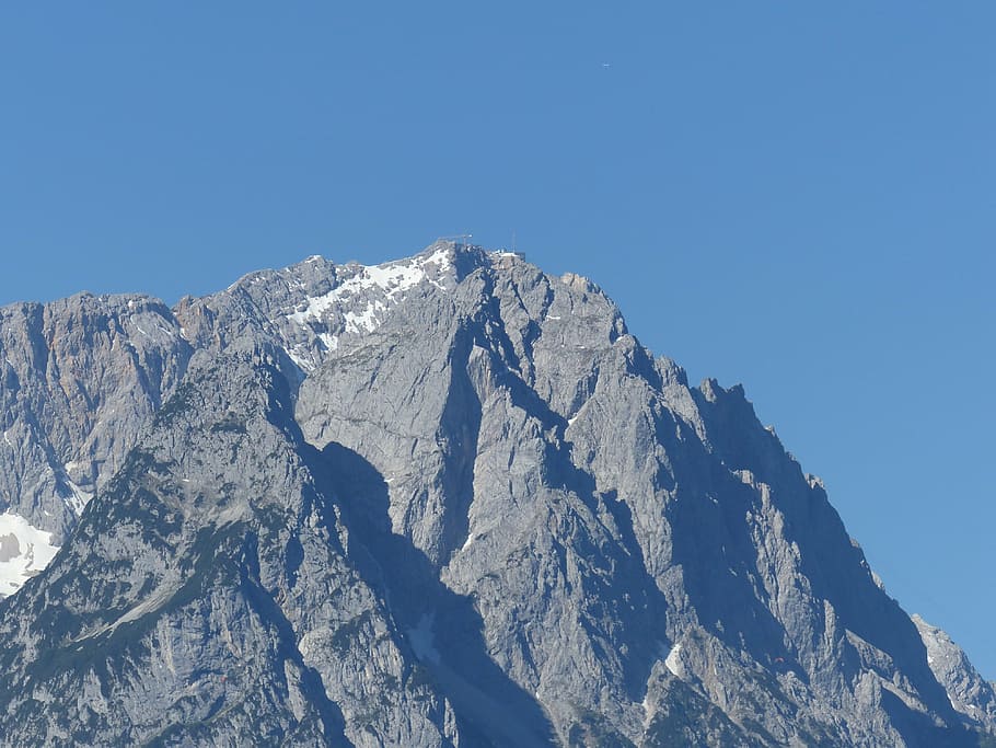 mountains, snow, landscape, alpine, imperial weather, zugspitze HD wallpaper