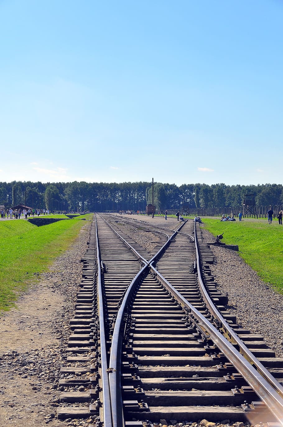 poland, train, railway, travel, parallel, platform, vintage HD wallpaper