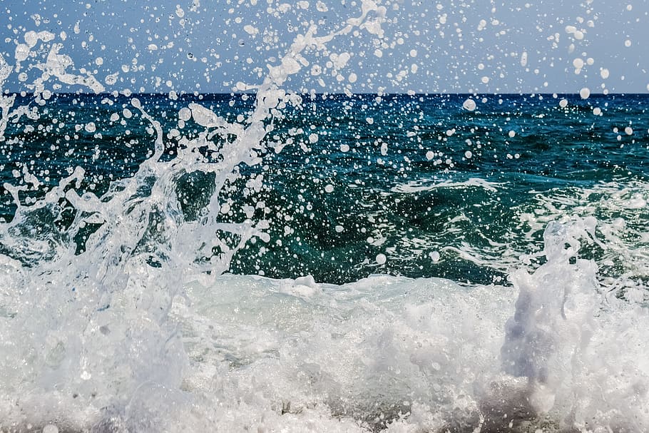 splash, spray, foam, drops, bubbles, water, liquid, motion HD wallpaper