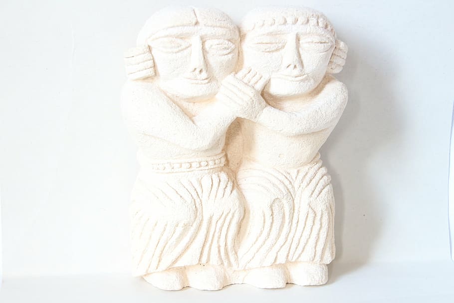 white, figurine, decoration, white color, studio shot, craft HD wallpaper