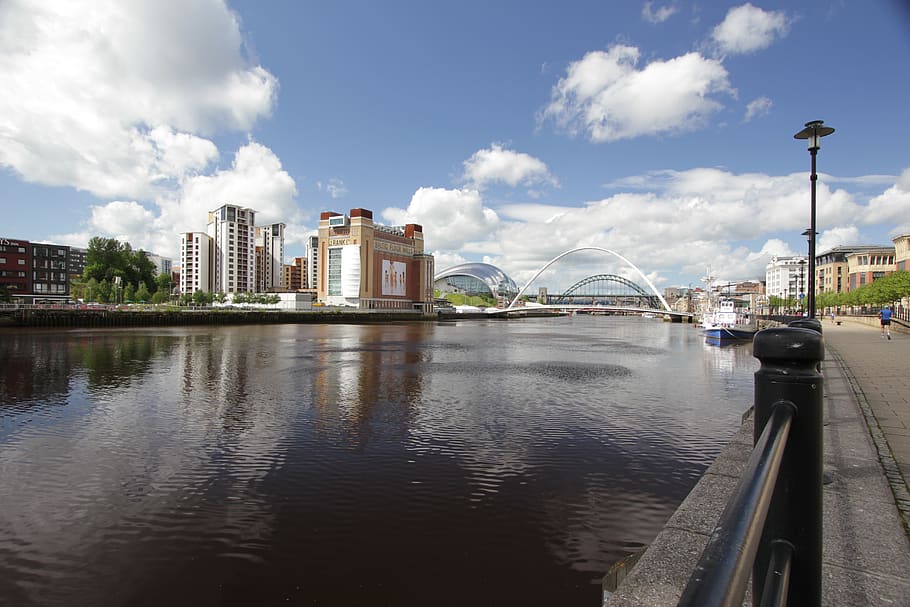river, tyne, newcastle, england, bridge, water, north, east, HD wallpaper