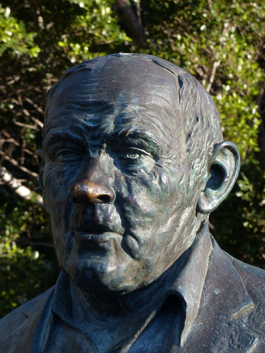 Figure, Bronze Statue, man, face, human, monument, masca ravine HD wallpaper