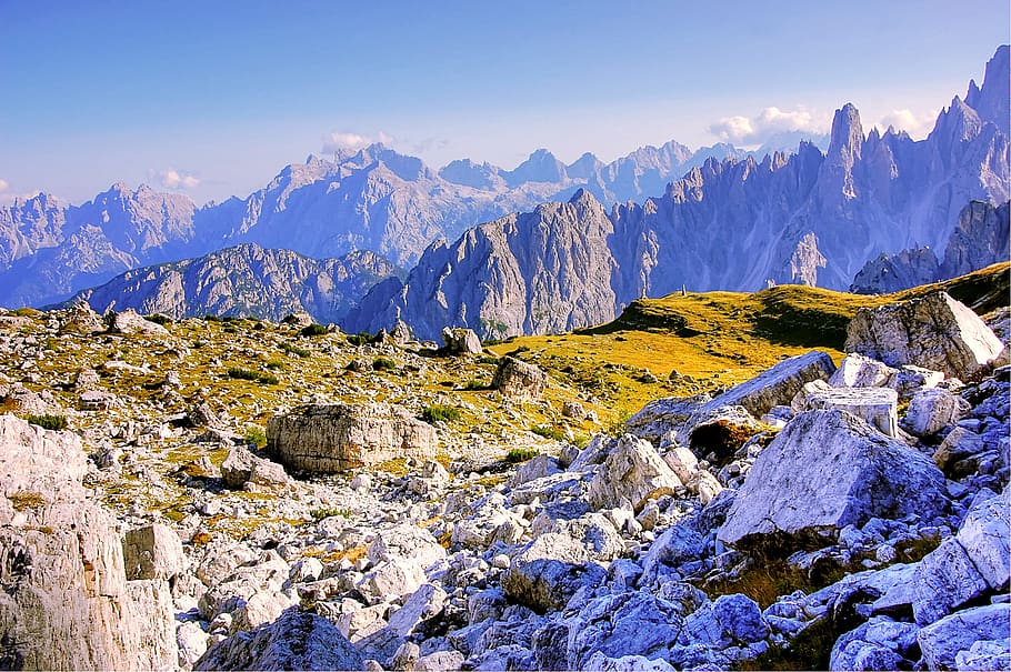 cadini, dolomites, south tyrol, landscape, nature, unesco world heritage
