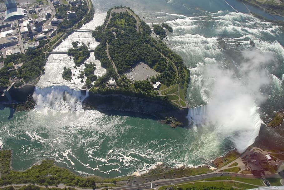 Niagara, Falls, Canada, Usa, Travel, water, outdoors, sea, day HD wallpaper