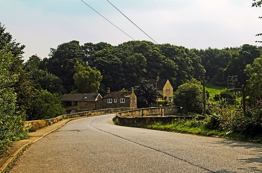 road, trip, direction, north, yorkshire, england, ripley, bridge HD wallpaper