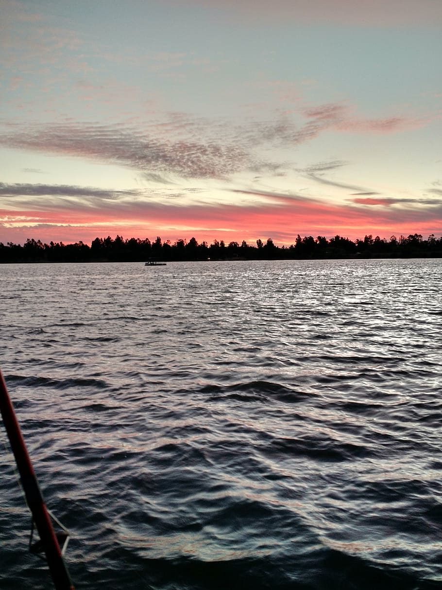 landscape, lake, sky, water, beauty in nature, sunset, scenics - nature HD wallpaper