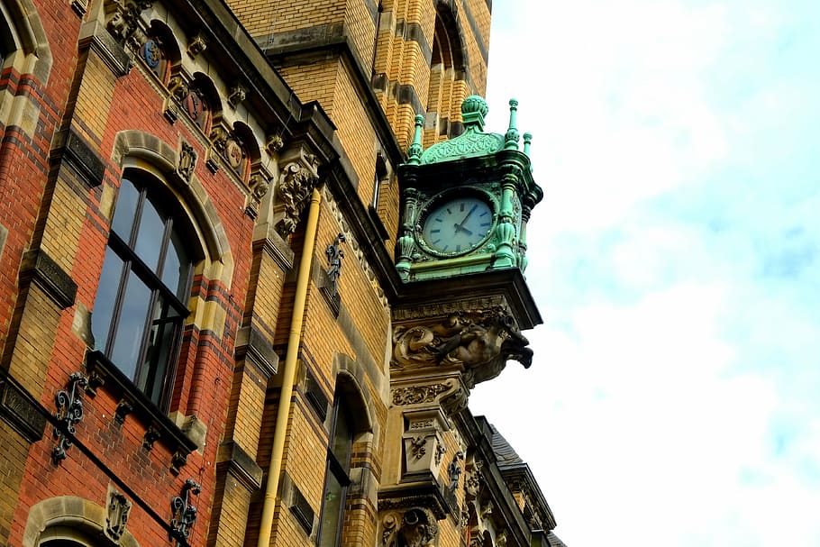 clock, old clock, antique, time of, clock face, pointer, metal HD wallpaper