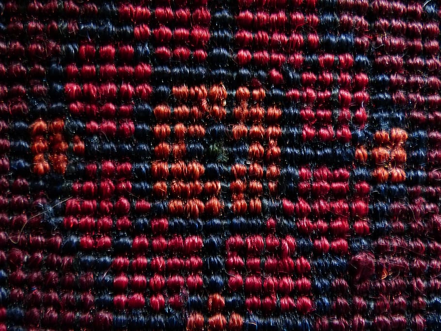 carpet, red, tying, silk, wool, carpet weaving center, weave HD wallpaper