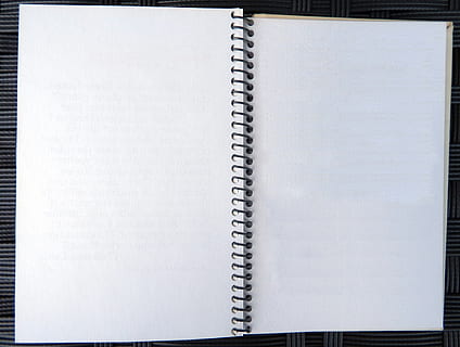 white spiral notebook, diary, notes, write down, leave, paper HD wallpaper