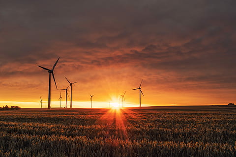 image contain golden hour, turbine, electricity, fuel and Power Generation HD wallpaper