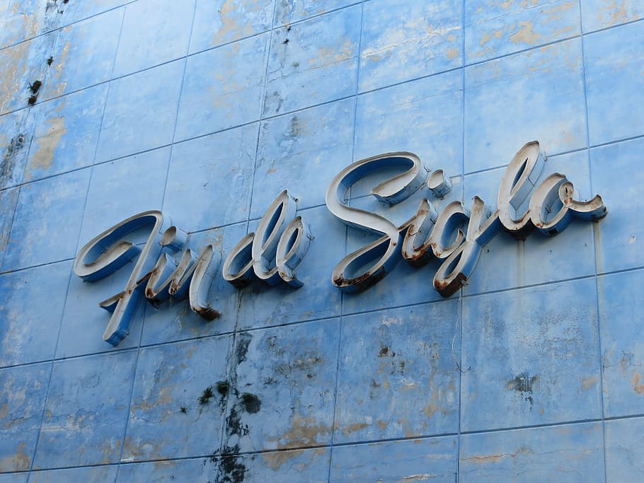 typography, signage, font, retro, symbol, building, vintage HD wallpaper