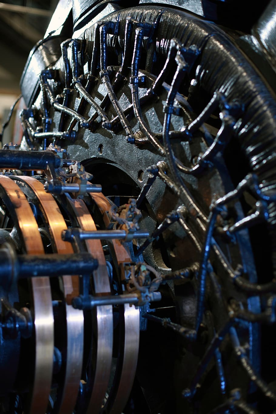 generator, motor, electric motor, coil, large, elektrik, drive HD wallpaper