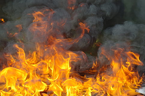 Fire, Fireman, Hot, to walk, burning, flame, heat - temperature HD wallpaper
