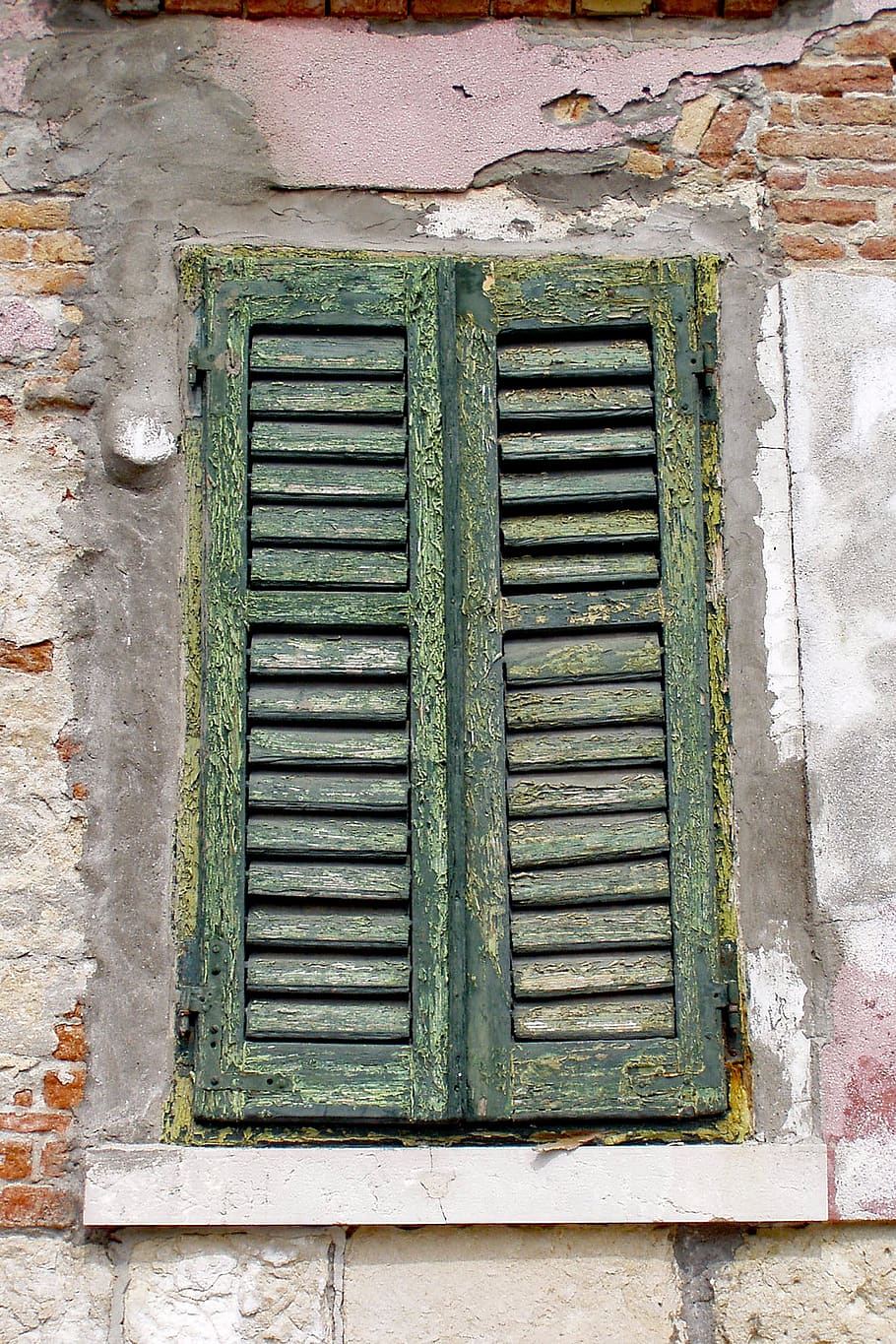 venice, window, blind, end, time, closed, hopeless, spend some time, HD wallpaper