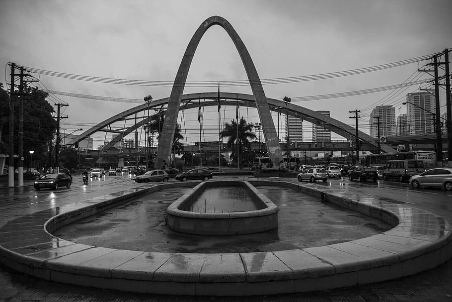 osasco, the city of osasco, the metal bridge, metropolis, são paulo, HD wallpaper