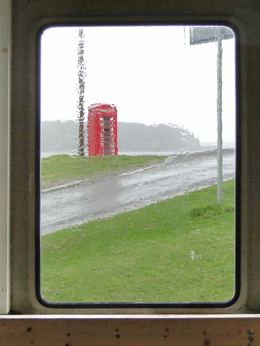 Phone, Call, Contact, England, rain, old, networking, phone booth HD wallpaper
