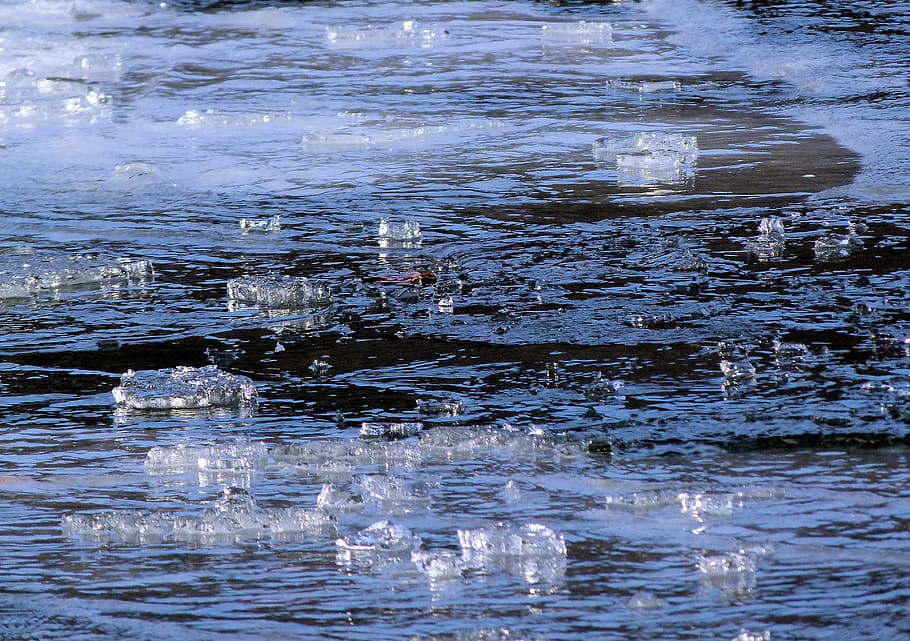 ice, river, water, floe, no people, day, nature, beauty in nature HD wallpaper