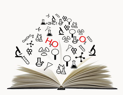 white hardbound book, vector, library, study, school, literature HD wallpaper