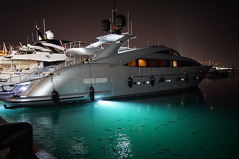 Boat, Lights, Ship, Vessel, Sol, mar, water, trip, nautical Vessel HD wallpaper