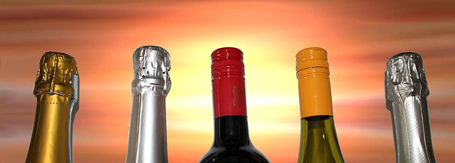 wine, alcohol, drink, bottle, glass, neck, party, refreshment HD wallpaper