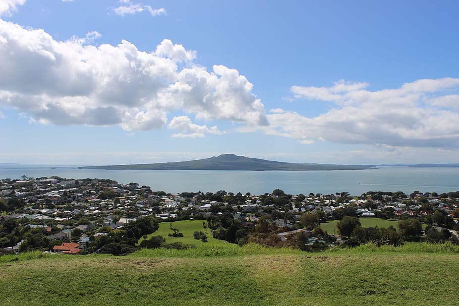 panoramic, sky, nature, landscape, outdoors, auckland, island, HD wallpaper