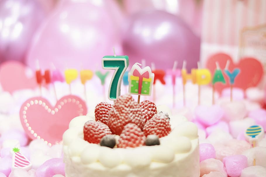 cake, dessert, sweet Food, food, birthday, celebration, party - Social Event, HD wallpaper