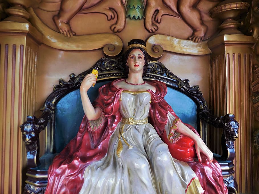 statue, queen, royal, human representation, sculpture, male likeness HD wallpaper