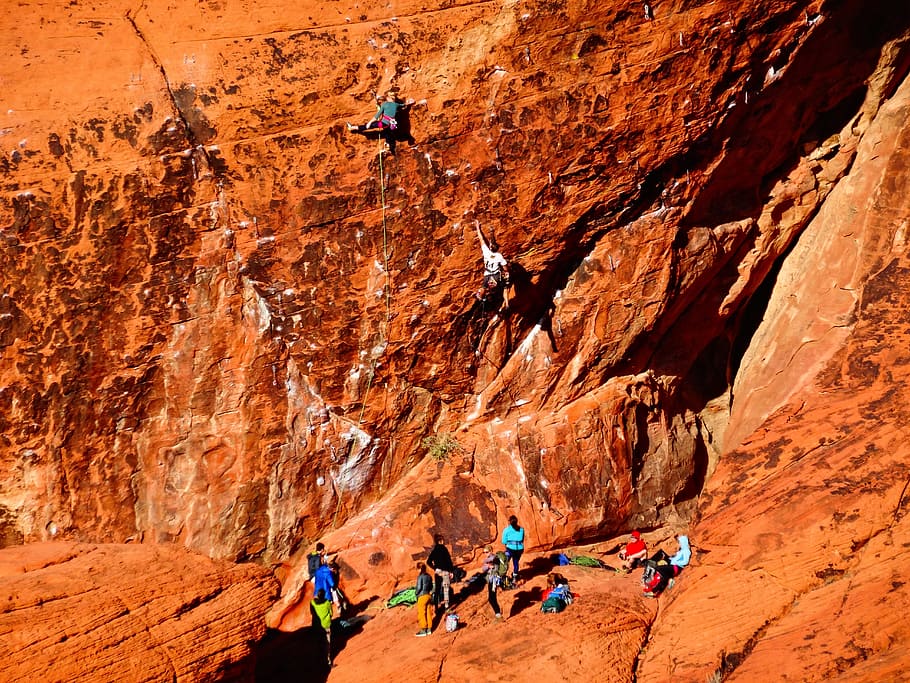 Red Rock Canyon, Usa, Desert, America, cliff, nature, landscape, HD wallpaper