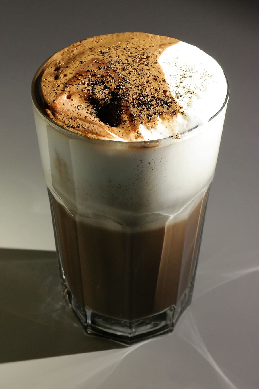 Cocoa, Milk, Drink, Batten, milchschaum, shadow, sweet, vanilla HD wallpaper