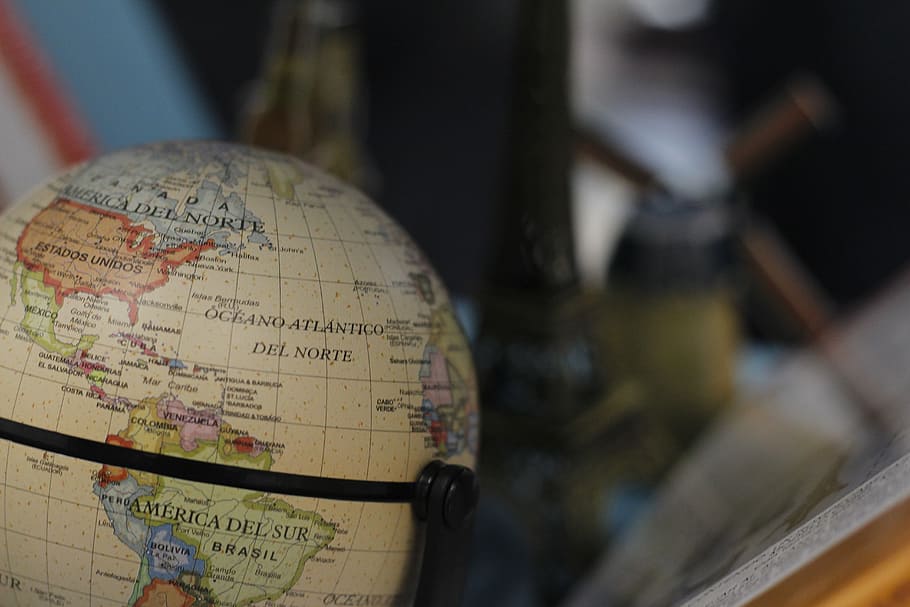 Globe, School, Map, Continents, eduation, learn, study, planet HD wallpaper