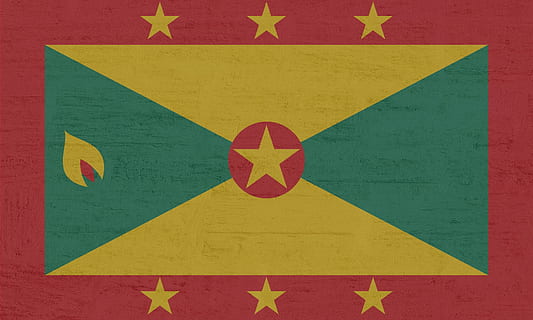 grenada, flag, red, yellow, no people, sign, art and craft HD wallpaper