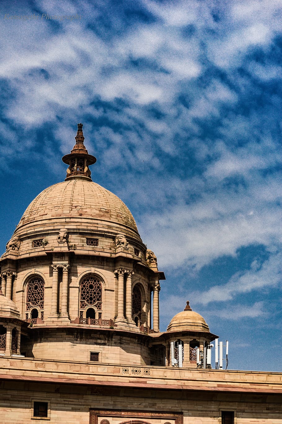 rastrapati bhavan, sky, blue, dream, india, government, national, HD wallpaper