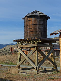 deadman, ranch, ancient, buildings, wooden, western style, wild west HD wallpaper