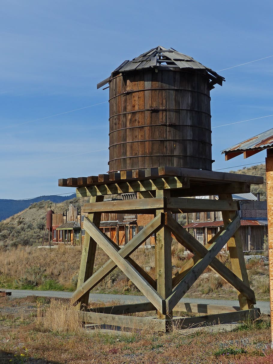 deadman, ranch, ancient, buildings, wooden, western style, wild west HD wallpaper